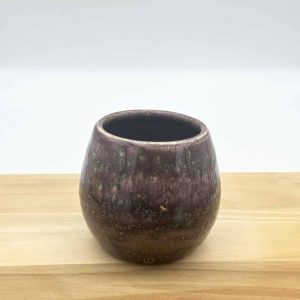 4 inch Simple Egg-Shaped Planter – Mulberry Galaxy Glaze